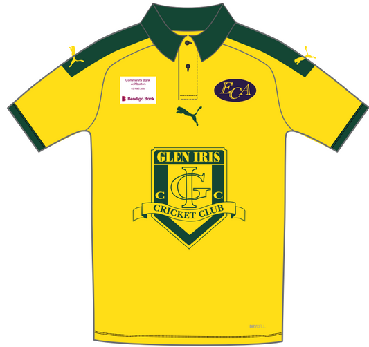 GICC Junior Girls Yellow Playing Shirt