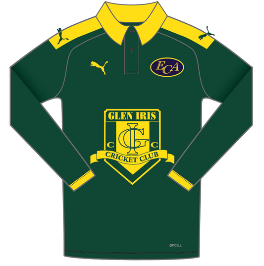 GICC Senior Green Playing Shirt - Long Sleeve